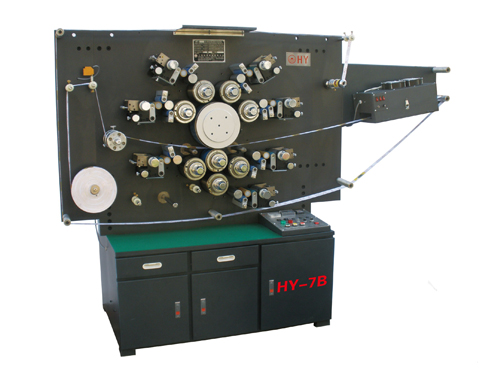 HY-7B高速轮转布质商标印刷机